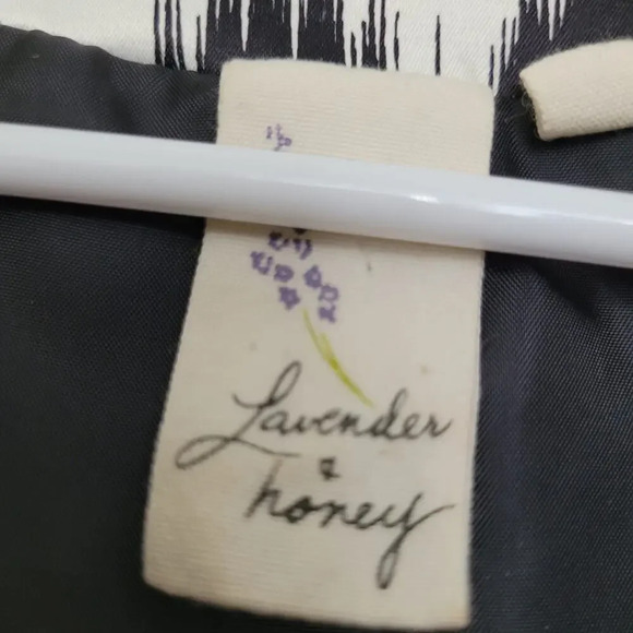 Lavender & Honey Women's Blazer M Multicolor Polyester Opne Front Hook & Eye - Picture 2 of 10